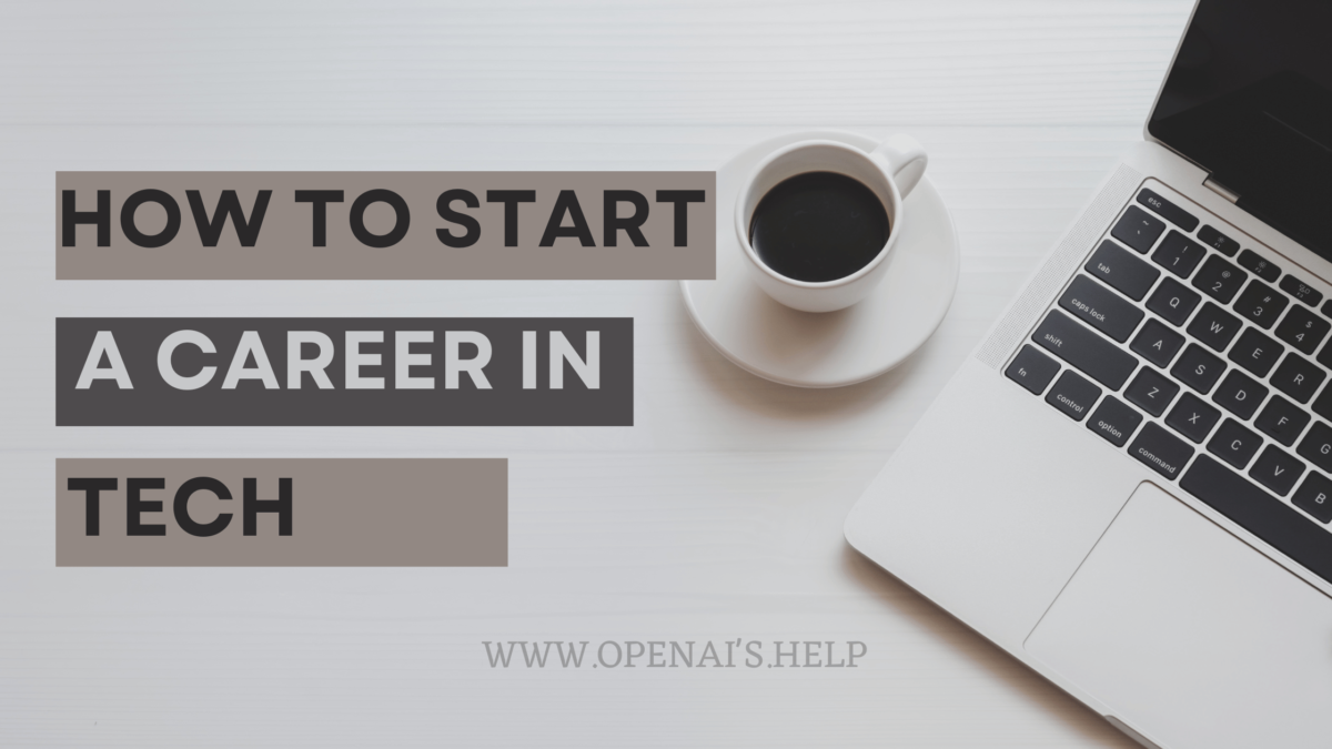 Tech Career Kickstart: A Guide for Beginners