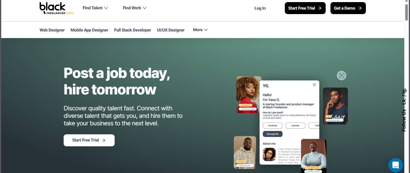 Black Freelancer: The Black Talent & Work Finder